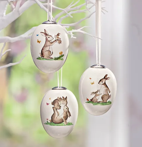 Dekorační velikonoční vajíčka, sada 3 ks