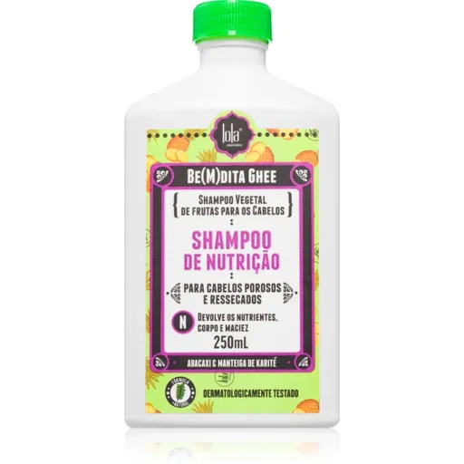 Lola Cosmetics BE(M)DITA GHEE SHAMPOO DE NUTRIÇÃO vyživující šampon na vlasy 250 ml