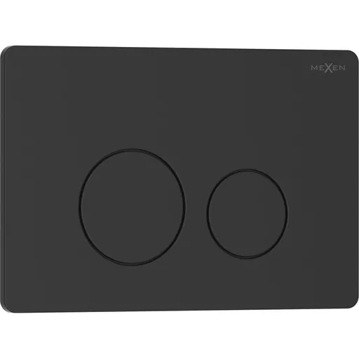 MEXEN Tex 06 splachovací tlačítko, černá matná 6106-02