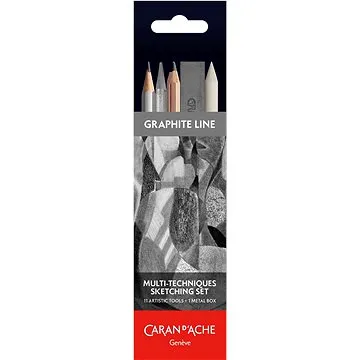CARAN D'ACHE Umělecká sada grafitových tužek s příslušenstvím (775.311)