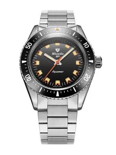 Nivada Grenchen Aquamar Black - Flat Link Bracelet