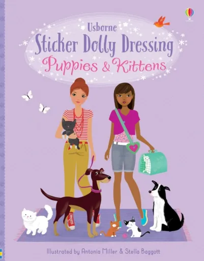 Sticker Dolly Dressing Puppies & Kittens - Lucy Bowman, Fiona Wattová