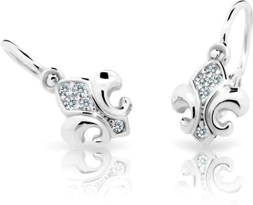 Cutie Jewellery Dětské náušnice z bílého zlata C2219-10-10-X-2