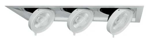 CENTURY SVÍTIDLO LED REGIA ZAPUŠTĚNÉ VÝKLOPNÉ 3MODULY 497 mm 45W 4000K Ra95 3785Lm 38d DIMM IP20 CEN FSMD3-450340