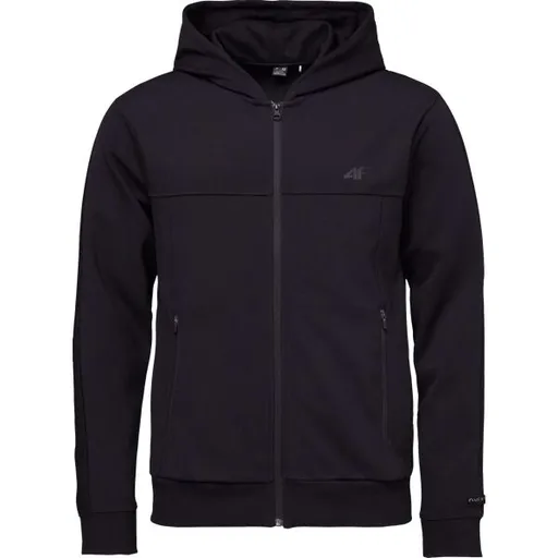 4F SWEATSHIRT Pánská mikina, černá, velikost