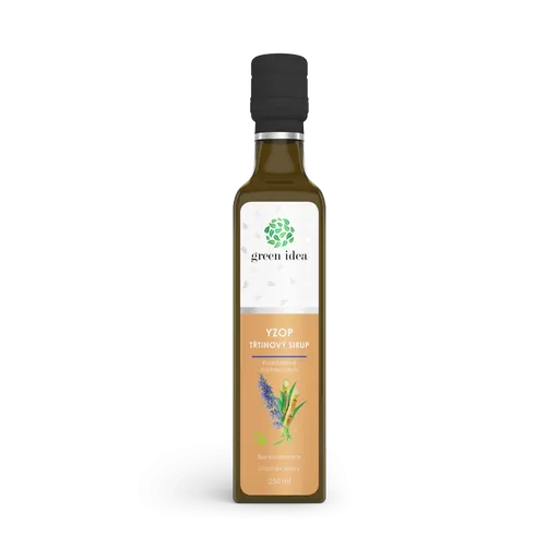 Yzopový sirup - třtinový 250 ml - Green idea