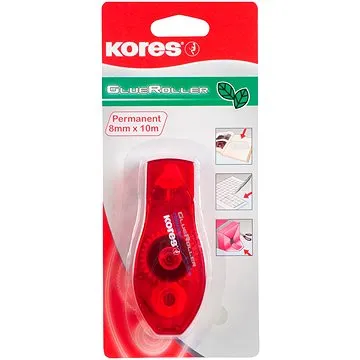 KORES Glue Roller permanentní 8 mm x 10 m (9023800381125)