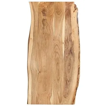 Stolní deska masivní akáciové dřevo 120 × (50–60) × 2,5 cm (286333)