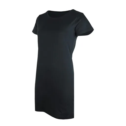 SF (Skinnifit) Dámské letní tričkové šaty - Černá | XL