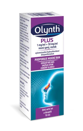 OLYNTH® PLUS 1 mg/ml + 50 mg/ml nosní sprej, roztok 10 ml