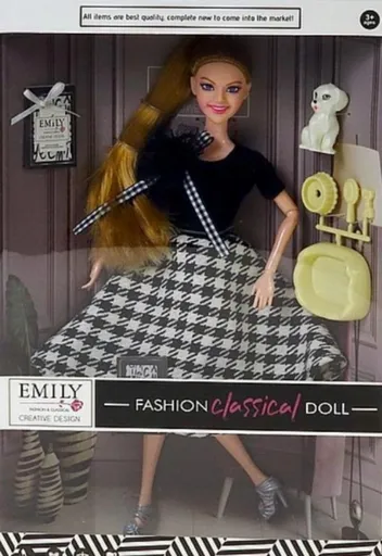 Panenka se psem a doplňky