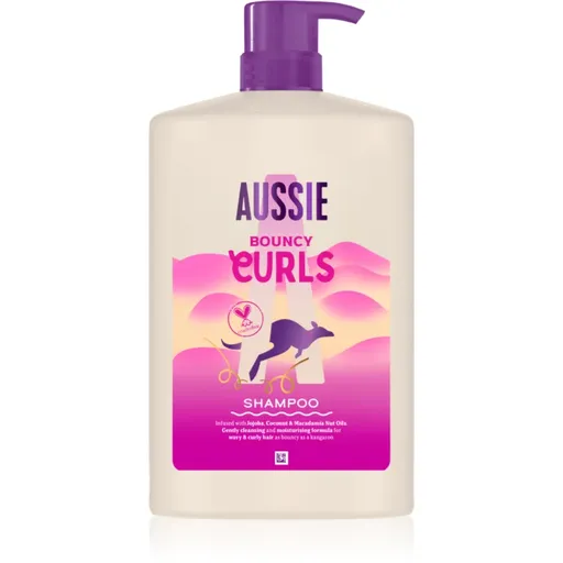 Aussie Bouncy Curls intenzivně hydratační šampon pro vlnité a kudrnaté vlasy 1000 ml