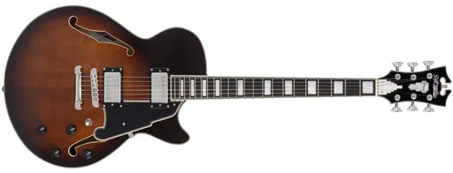 D'Angelico Premier SS Single Cutaway Stop-Bar Tailpie CE Brown Burst