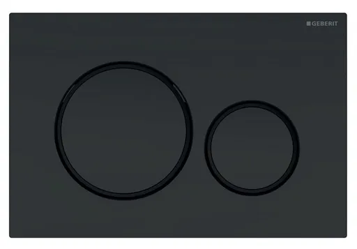 GEBERIT SIGMA20 ovládací tlačítko, Easy-to clean, černá mat 115.882.16.1