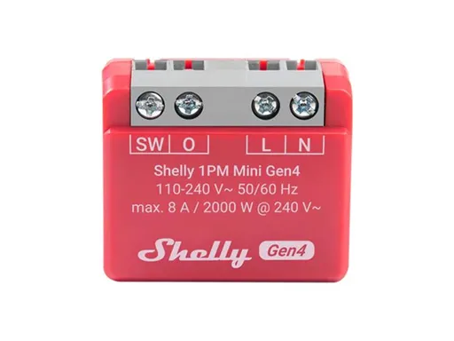 Smart Switch SHELLY 1PM Mini Gen4 WiFi Zigbee Bluetooth Matter