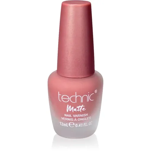 Technic Cosmetics Matte Nail Varnish dlouhotrvající lak na nehty s matným efektem odstín Starkers 12 ml