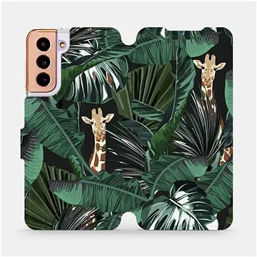 Flip pouzdro na mobil Samsung Galaxy S21 - VP06P Žirafky (5903516779611)