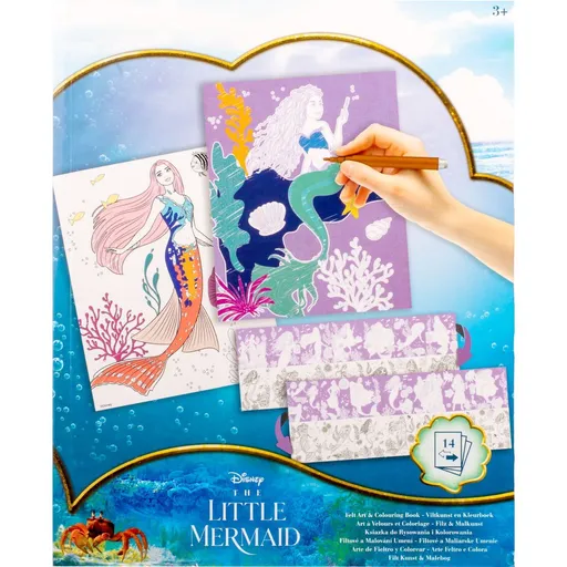 Kniha omalovánek Malá mořská víla