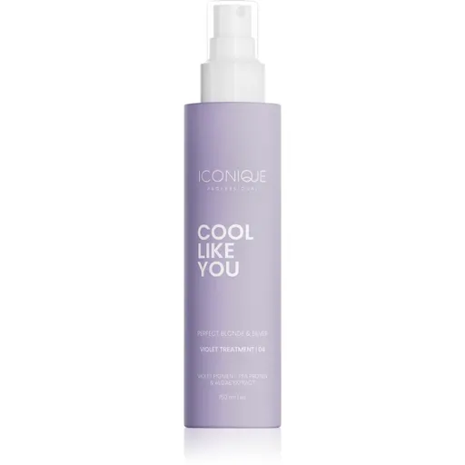 ICONIQUE Professional COOL LIKE YOU Perfect Blonde & Silver Violet bezoplachová péče neutralizující žluté tóny 150 ml