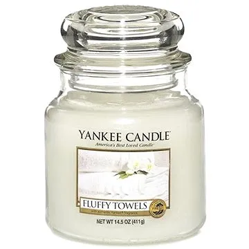 YANKEE CANDLE Classic střední Fluffy Towels 411 g (5038580003796)