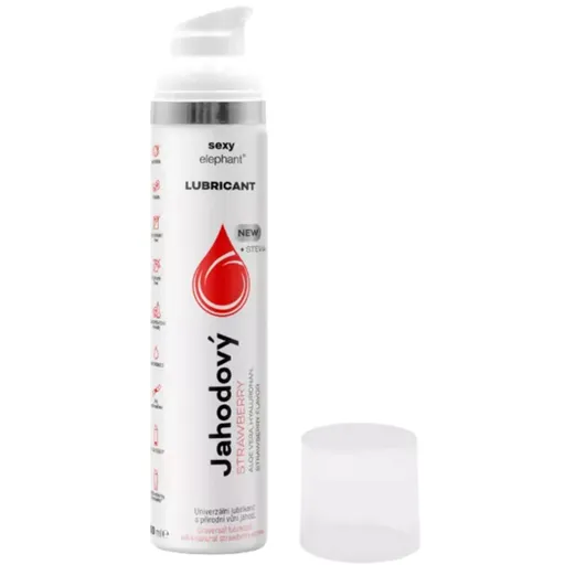 Sexy Elephant Jahodový lubrikační gel  (100 ml)