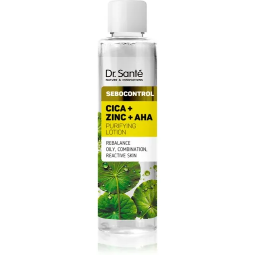 Dr. Santé Sebocontrol Cica + Zinc + AHA čisticí mléko pro mastnou pleť 200 ml