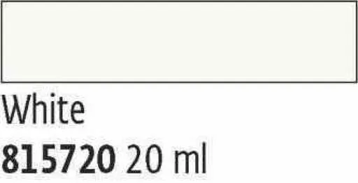 Kontura na hedvábí Javana 20ml – 5720 White