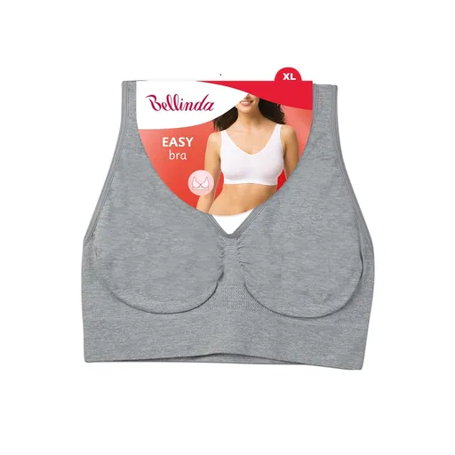 Bellinda Podprsenka elastická Easy bra vel. XL šedá