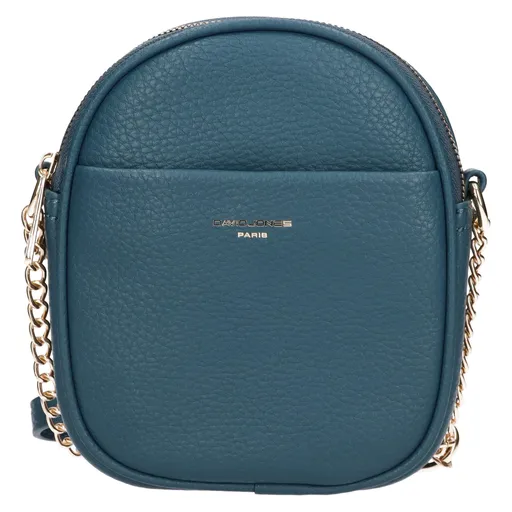 Dámská crossbody kabelka David Jones Cezza - modro-zelená