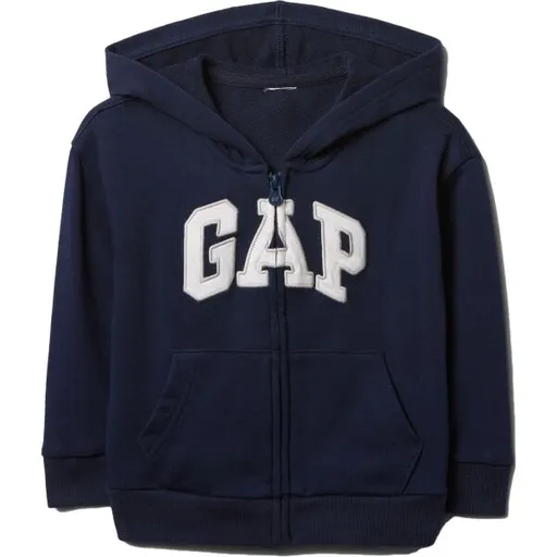GAP V-FRCH LOGO Chlapecká mikina, tmavě modrá, velikost 4Y