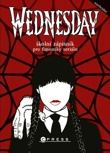 Wednesday – školní zápisník pro fanoušky seriálu (poškozená) - Michaela Bystrá Radvanová