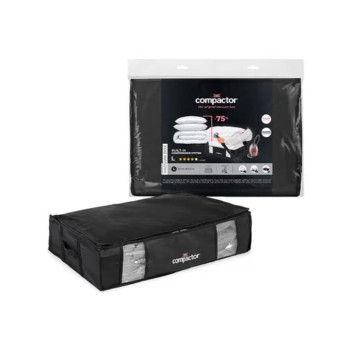 Compactor Black Edition L 145 l vakuový úložný box s pouzdrem 50x65x15,5 cm