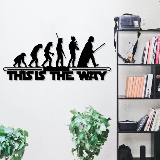 Dekorativní kovový doplněk na zeď Evrim