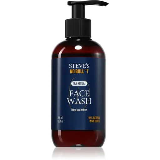 Steve's No Bull***t Tea Ritual Face Wash čisticí gel na obličej pro muže 250 ml