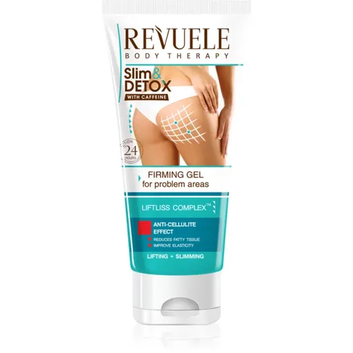 Revuele Slim & Detox With Caffeine tvarující gel pro zpevnění pokožky 200 ml
