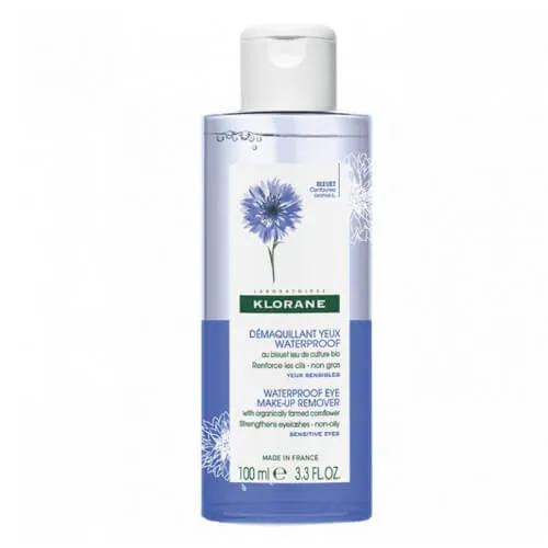 Klorane Odličovač voděodolného make-upu pro citlivou pleť (Waterproof Eye Make-Up Remover) 100 ml