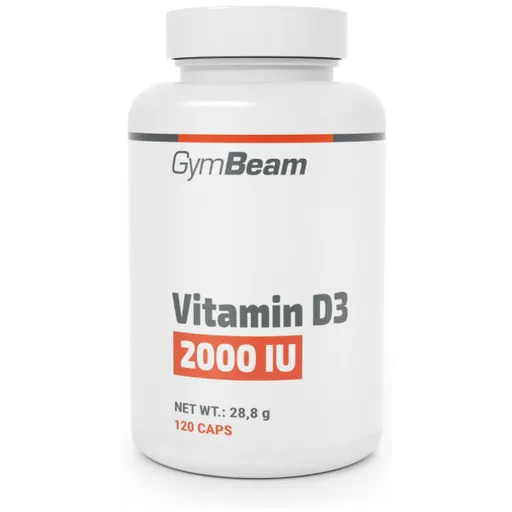 GymBeam VITAMIN D3 2000 IU - 60 CAPS Vitamín, , velikost