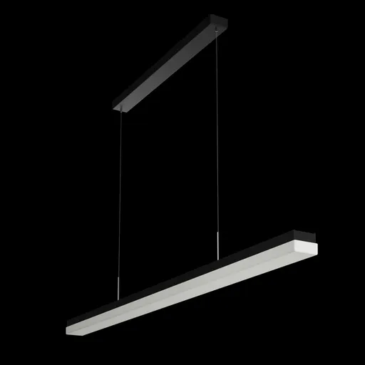 OSMONT MAT60070 MATAR LE3 závěsné plastové svítidlo černá / bílá IP40 3000 K 26W LED