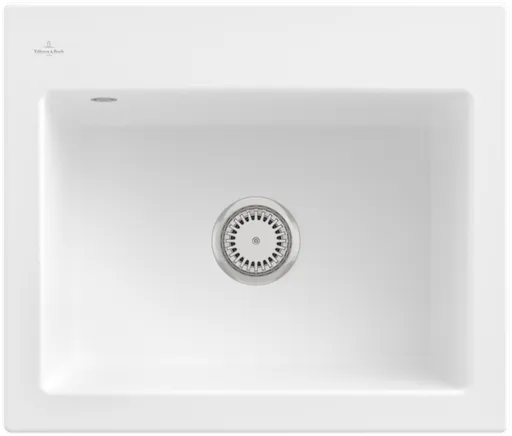 Keramický dřez Villeroy & Boch Subway 60 S, 330901RW, Stone White 330901RW