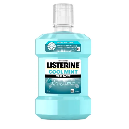 Listerine Ústní voda bez alkoholu Zero - Coolmint Mild Taste 1000 ml