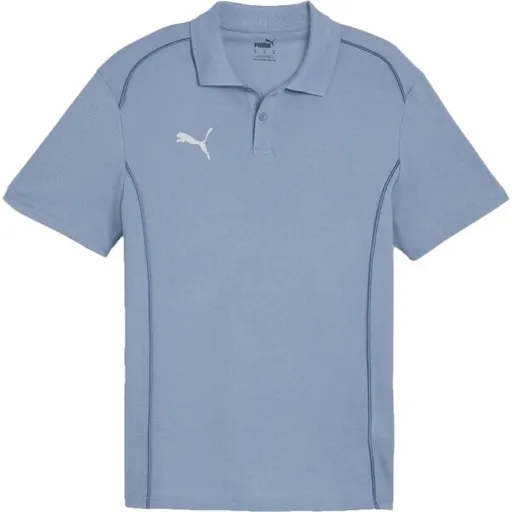 Puma TEAMFINAL CASUALS POLO Pánské polo triko, světle modrá, velikost XXXL