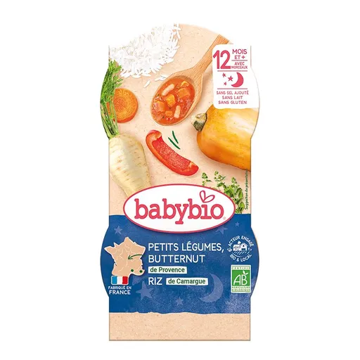 Babybio Zelenina s rýží 2x200 g
