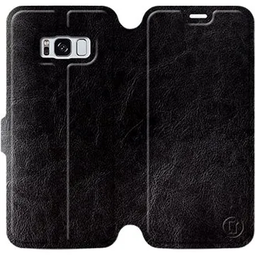Flip pouzdro na mobil Samsung Galaxy S8 v provedení  Black&Gray s šedým vnitřkem (5903226004379)