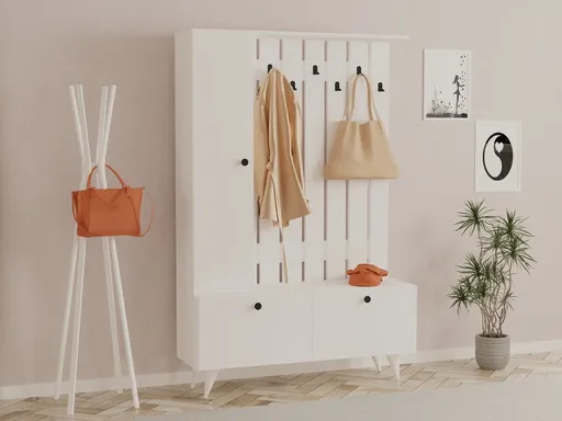 Předsíňová stěna Lala - White