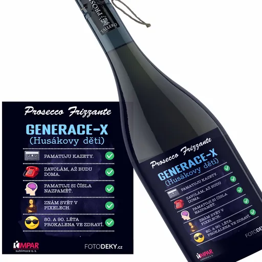 Víno Generace X – nastavení (Druh Vína: Prosecco)