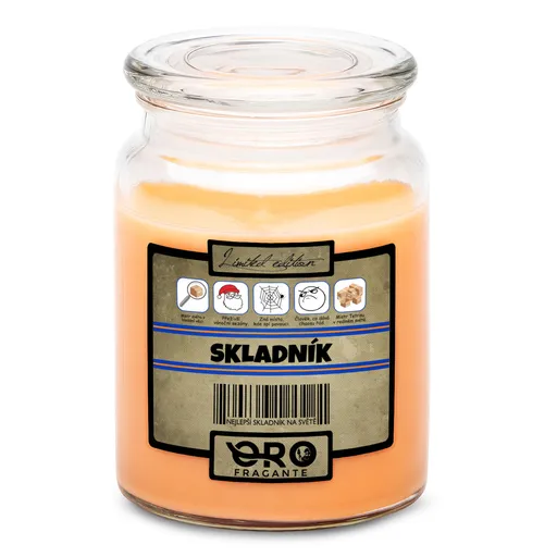 Svíčka Skladník 100% (Vůně svíčky: Tropické ovoce)