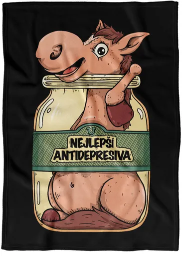 Deka Antidepresiva- kůň (Podšití beránkem: NE)