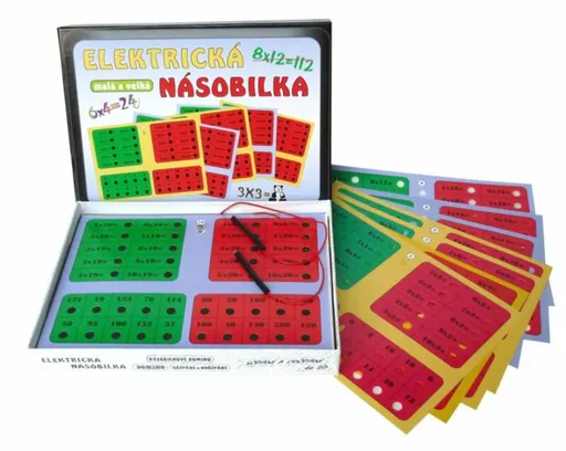 Elektrická násobilka - společenská hra na baterie