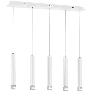LED Lustr na lanku ALBA 5xLED/25W/230V bílá (123521)