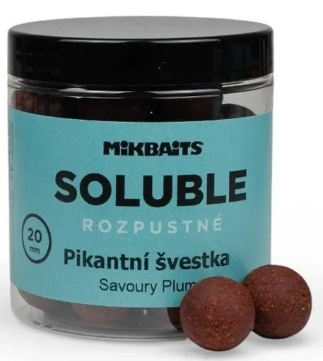 Mikbaits Rozpustné boilies Soluble Pikantní švestka 250ml,Mikbaits Rozpustné boilies Soluble Pikantní švestka 250ml